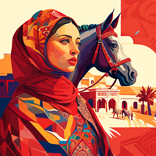 andalusian art vector