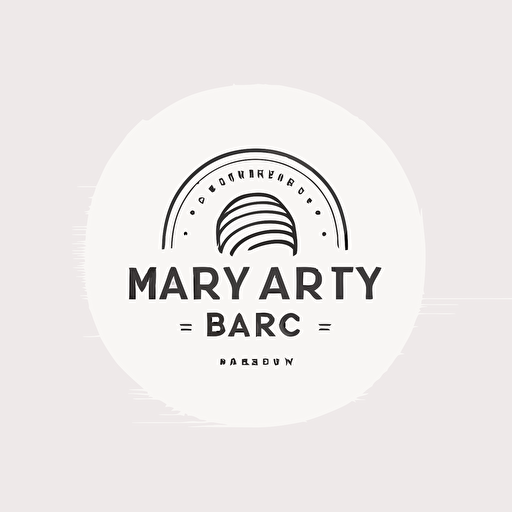 minimalistic vector bakery logo, monochromatic, on white backgorund use use only