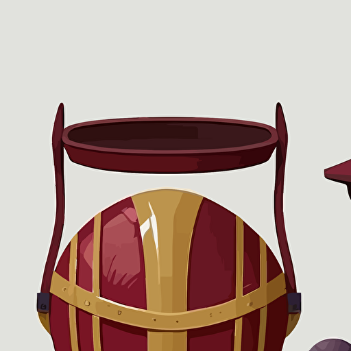 vector image of quidditch equipment