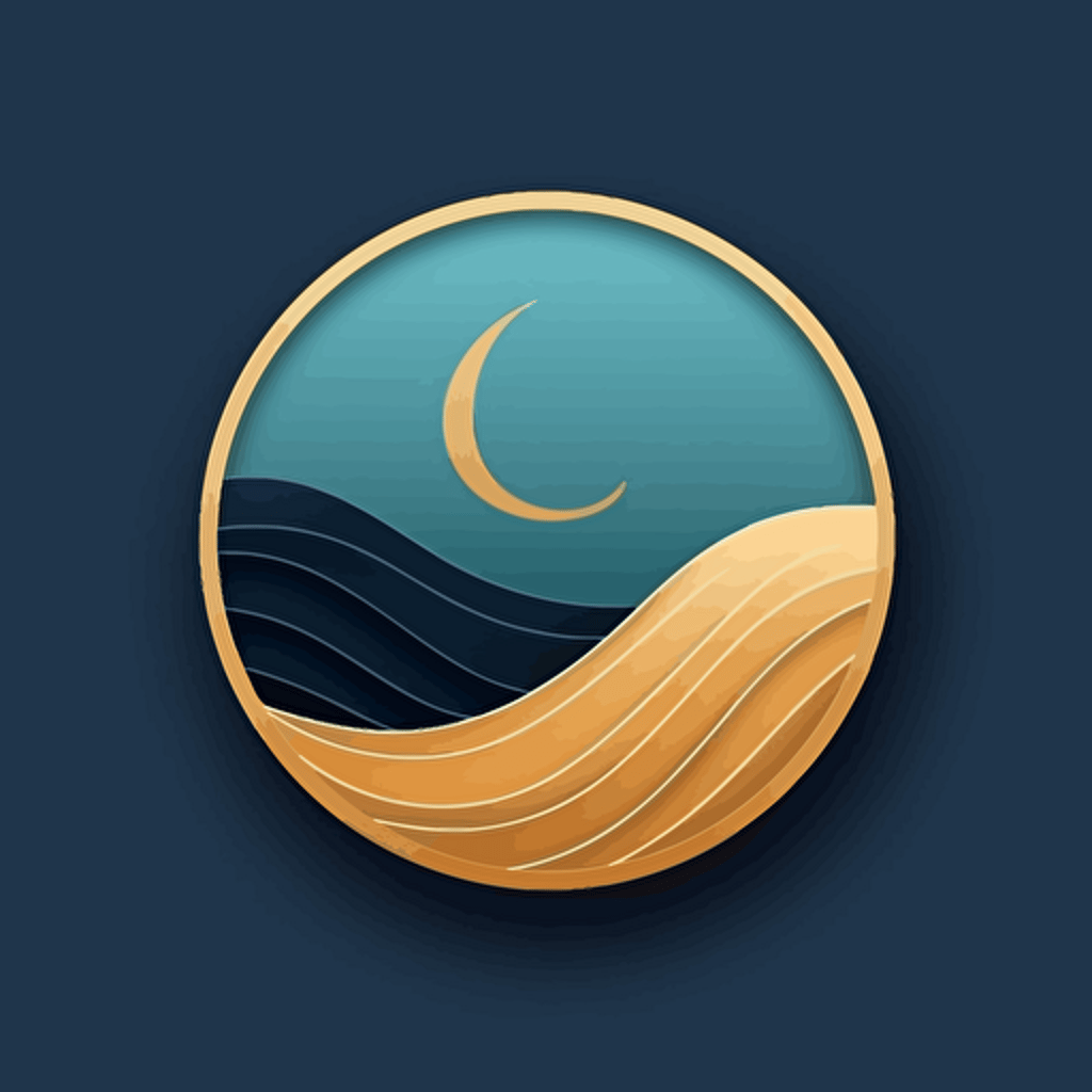 a logo for a company call Leonardo Loureiro, minimalist, vector, colors ocean blue and gold