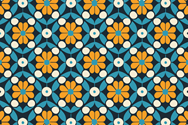 Illustrations, 2D flat vector, wallpaper, youtube items, flat color vector, seamless repeating pattern, detailed, symmetrical tiled patterns, repeating texture, repetitive and consistent