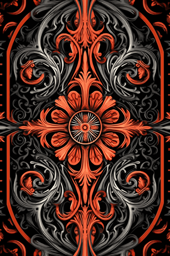 gothic art pattern, detailed, vector