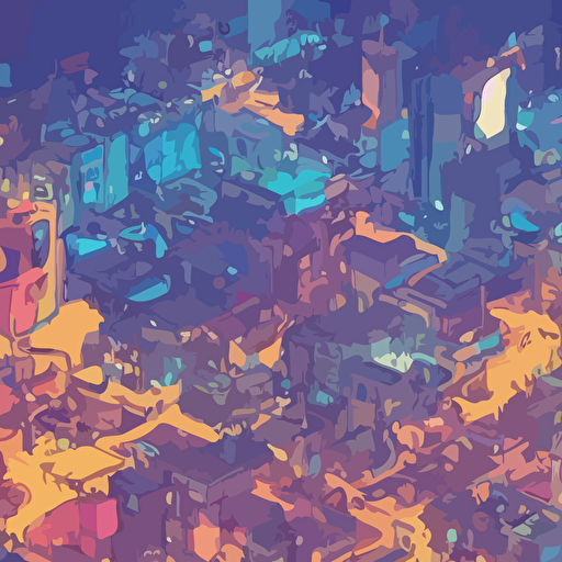 vector cutout bazaar zouk oriantal multicolorful sky shine place mosquet painting stylized digital illustration video game icon global illumination ray tracing borderlands victo ngai andreas rocha john harris feng zhu loish laurie greasley