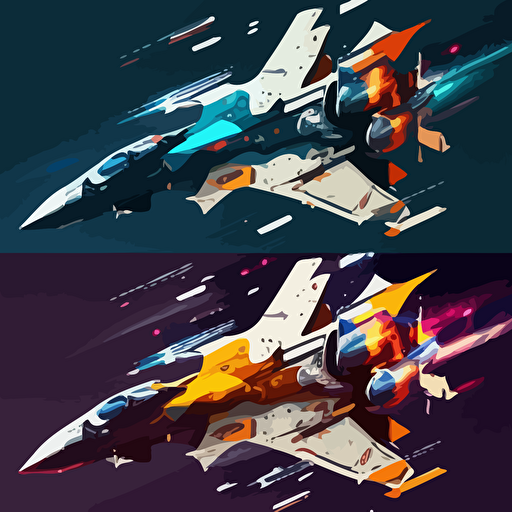 split design space and distant stars liveries, vector images.