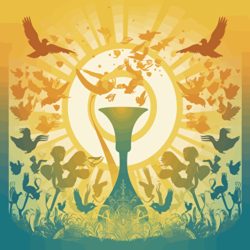 a high resolution full page vector illustration symbolizing legacy, patrimony