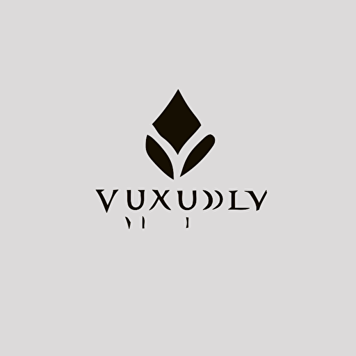 luxury simple logo, vector image