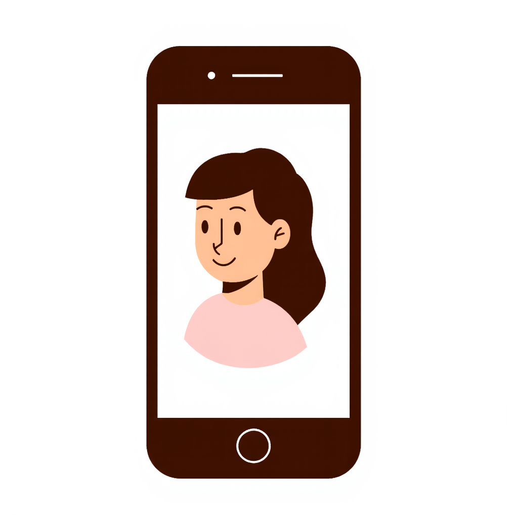 a woman inside a mobile 