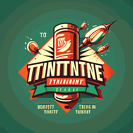 vector logo design for trading company, TNT dynamite