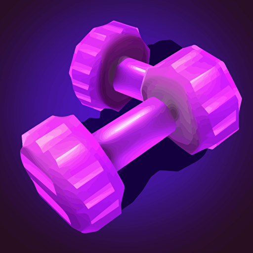 dumbell , vector art, sticker, no background,clip art ,Cel Shading, VFX, SFX, ,Ultra-HD,