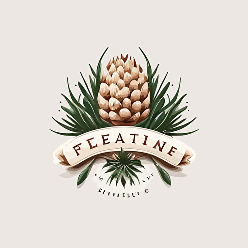 Petalpine Logo, White background, ecommerce brand, High quality, Ultra detailed, Vectoral