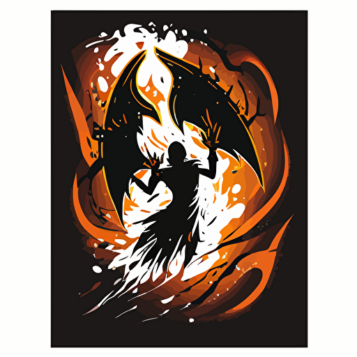 vector image of a magic the gathering card