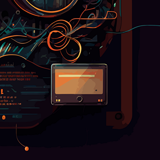 High tech vector illustration