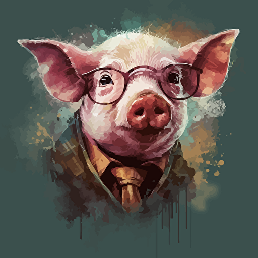 pig, vector, harry potter,
