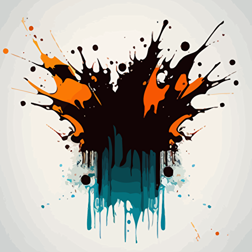 splash backdrop vector simple, 2d vector