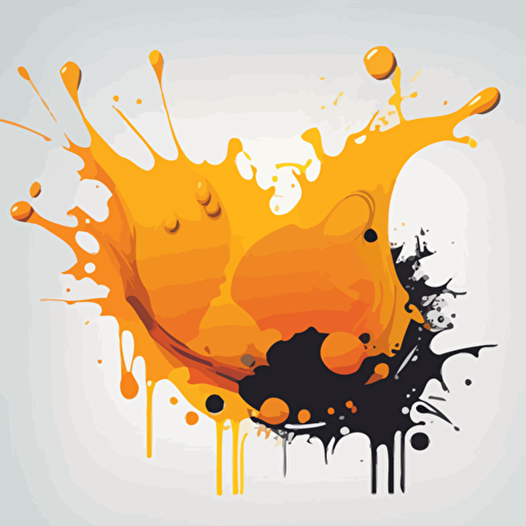 splash backdrop vector simple, 2d vector