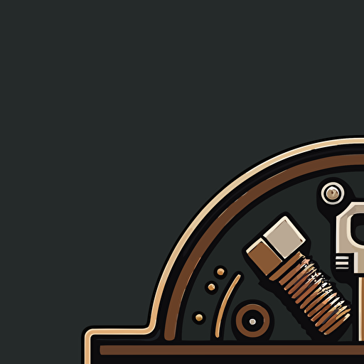 Hardware tools simple vector logo