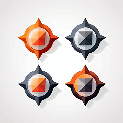 vector logo certifi, white orange red and grey colors