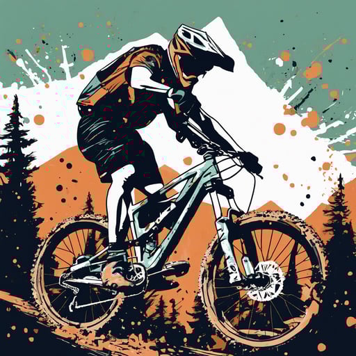a mountain bike 