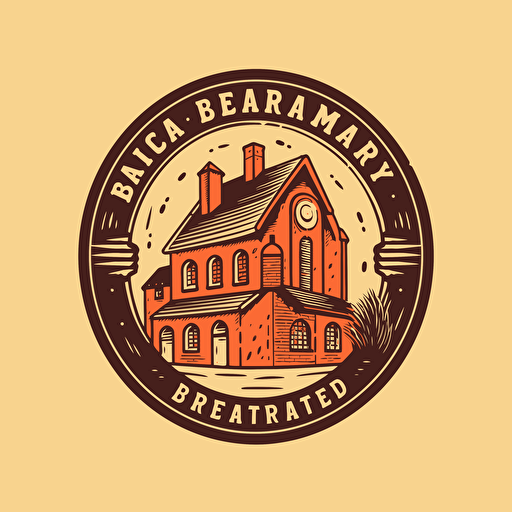 a simple, clean, and easily recognizable vector logo of german bread bakery