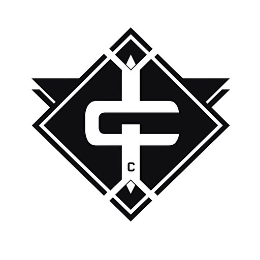 modern stylish trendy minimalistic vector logo of "CC"