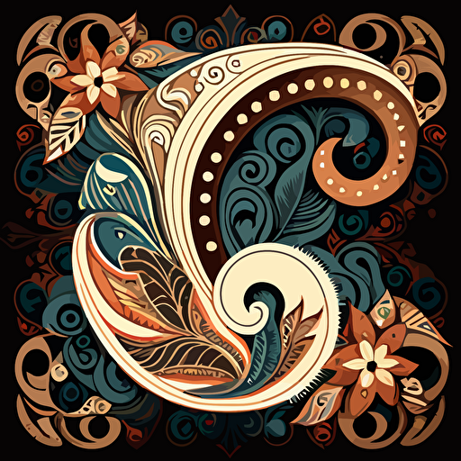 batik pattern vector illustration