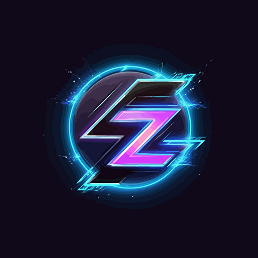 CZ combined logo in a futuristic super simple style, vector letter logo, vector letter simple logo