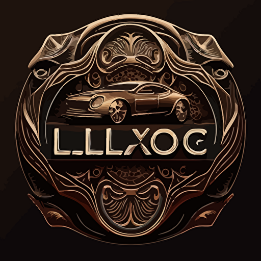 Logo vector LD ceramic and luxe car
