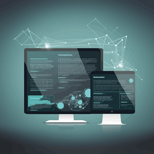 webpage presentation, vector