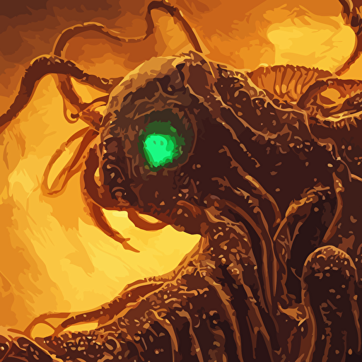 close macro portrait cthulhu fantastical sea creatures epic angle pose ribcage bones symmetrical artwork 3d depth field blurred background cybernetic jellyfish female face skull phoenix bird translucent nautilus energy flows water fire highly detailed epic cinematic concept art cg render maya blender photoshop octane render excellent composition cinematic dystopian brutalist atmosphere dynamic dramatic cinematic lighting aesthetic inspirational arthouse greg rutkowski ilya kuvshinov wlop stanley artgerm lau ruan jia fenghua zhong