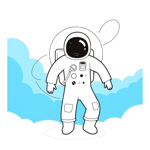 an astronaut on a space station