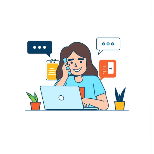 people talking on the phone