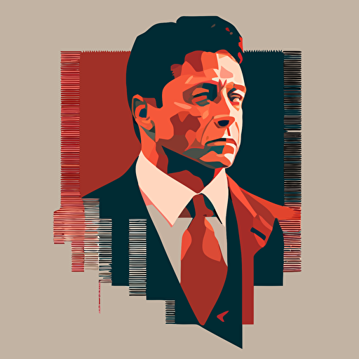 jordan belfort from the movie the wolf of a wallstreet ,money, minimal art , vector