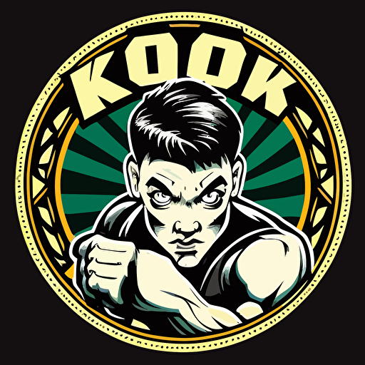 Ko Logo Vector Art