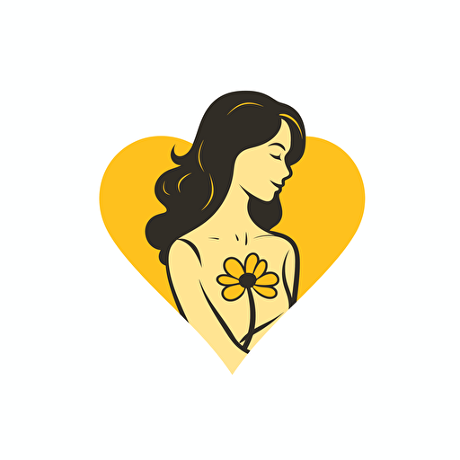 a simple vector logo for endometriosis