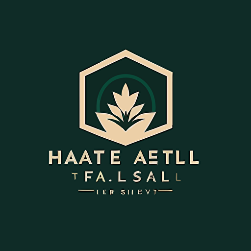 desing me a flat vector minimal logo for a realestate