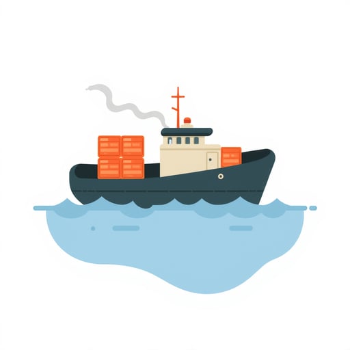 a container boat