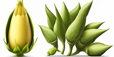 little bamboo shoot in vector draw style;medium bamboo shoot in vector draw style;largebamboo shoot in vector draw style