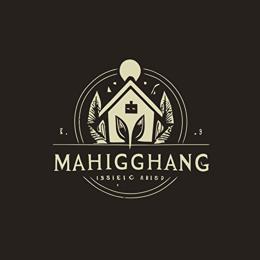 a simple vector logo design for a house cleaning company , modern