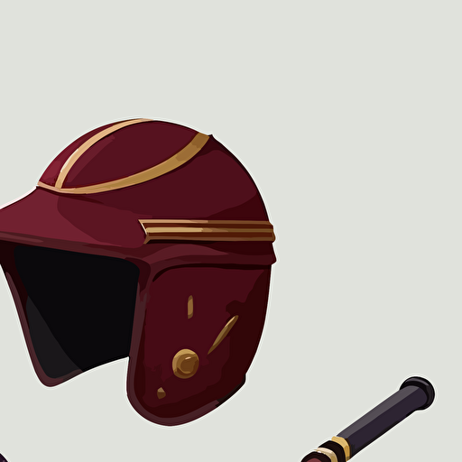 vector image of quidditch equipment