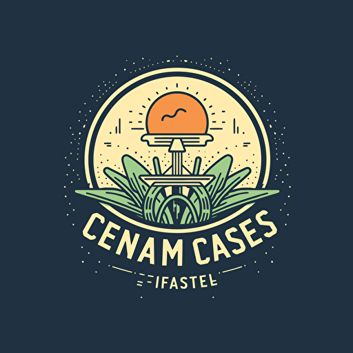 logo for crop science clean minimal vector