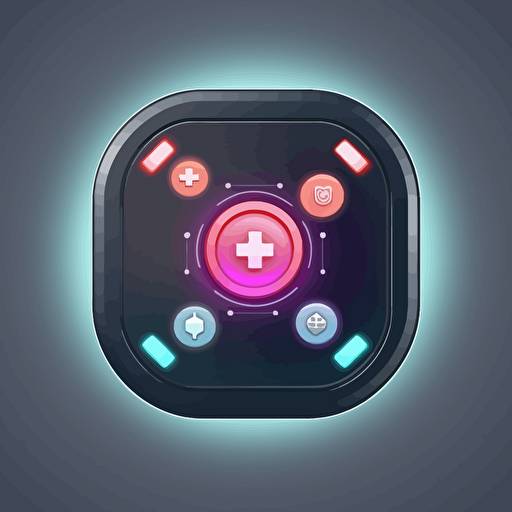 float button, mobile game button, cyber, crypto, vector, pinterest
