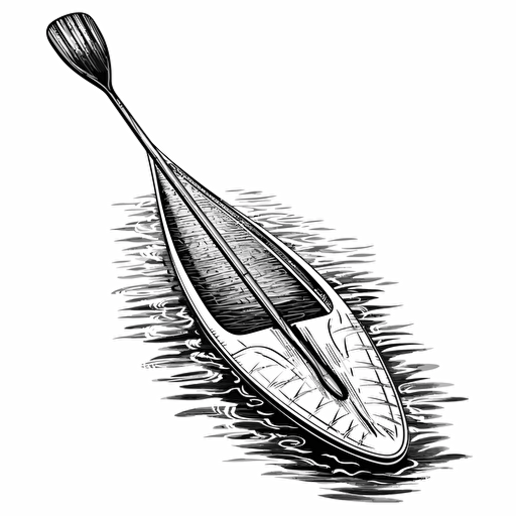 a paddle, black, and white, vector, png,