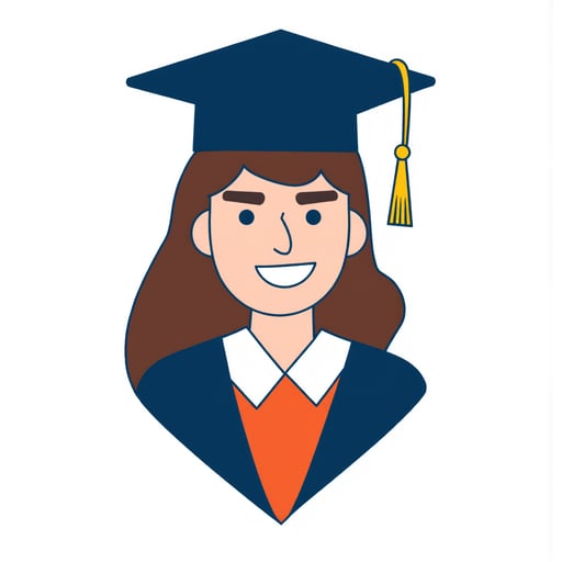 a woman graduating from college