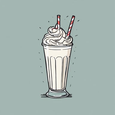 a milkshake