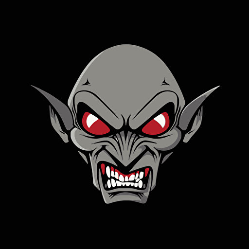 vampire logo, vector style, stylized