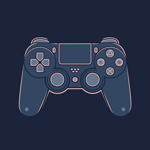 A vector of a gaming controller, svg