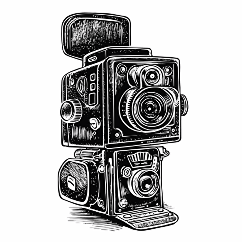 Camera Movie logo:: vector::