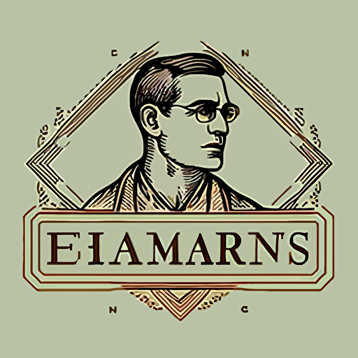 Ethan Markets, logo, vector, one line