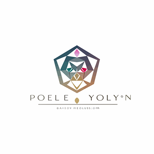 logo for jewellery business, vector, 3 color palette