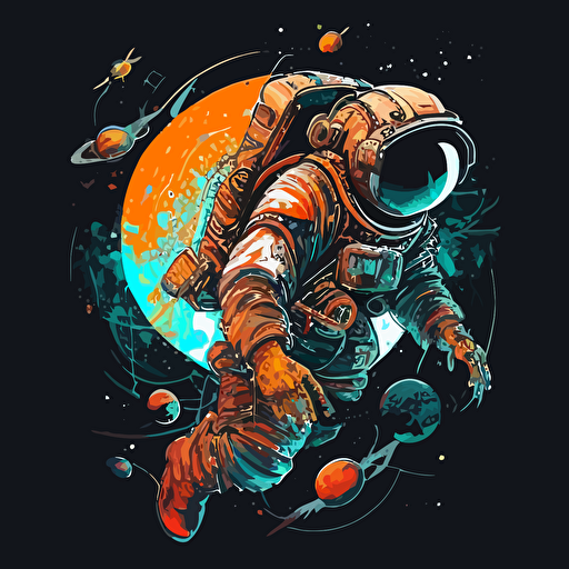 vector symbols Sci fi Space Astronaut